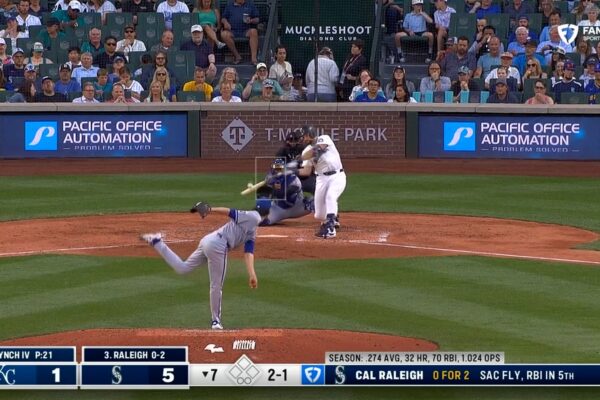 Cal Raleigh crushes a home run, extending Mariners' lead over Royals Cal Raleigh crushes a home run, extending Mariners' lead over Royals