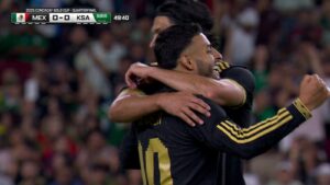 Alexis Vega scores as Mexico beats Saudi Arabia to reach Gold Cup semifinals