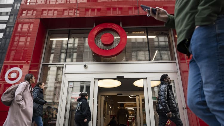 Target stock and sales fall as CEO Brian Cornell contract ends