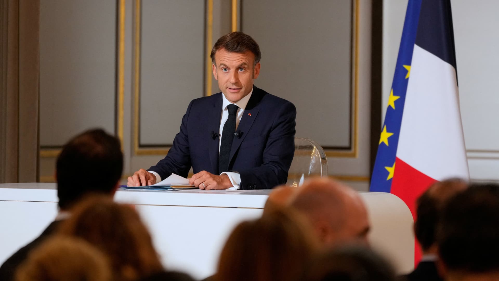 French President Macron says France will recognize Palestine as a state French President Macron says France will recognize Palestine as a state