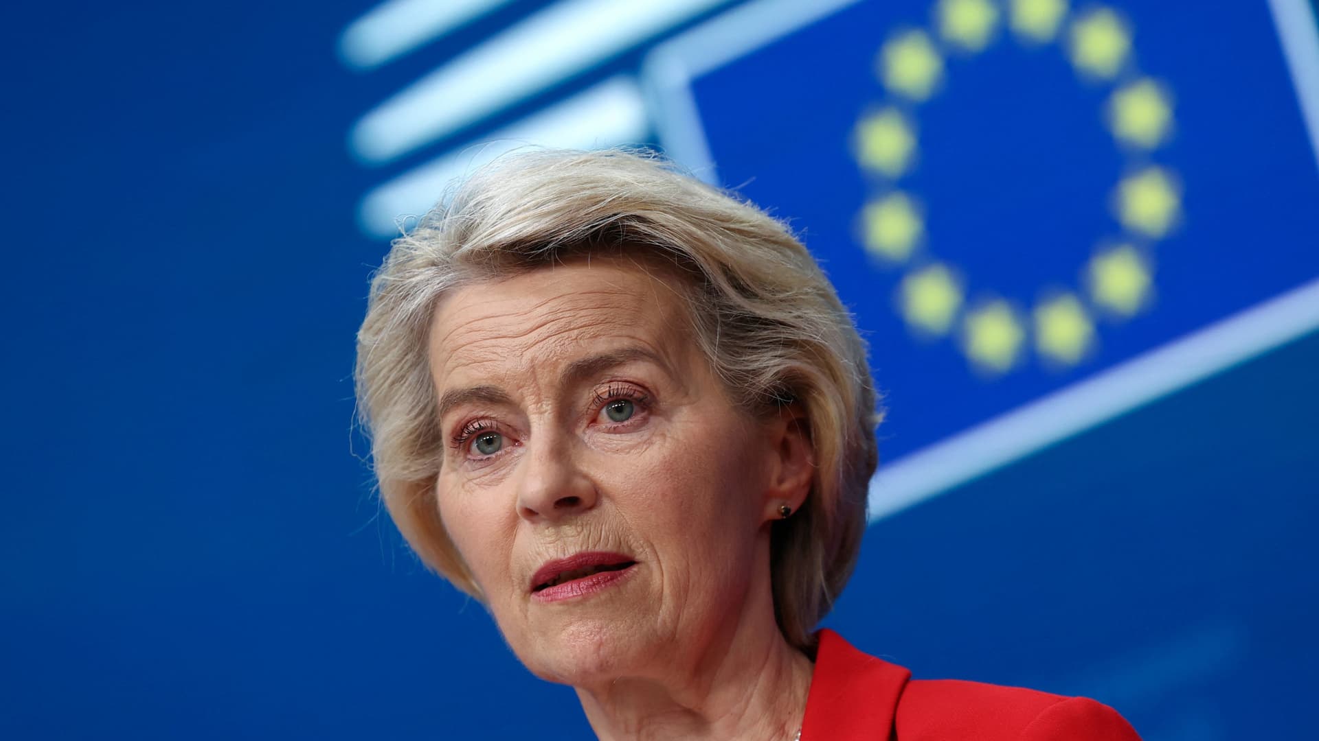 Trump, EU Ursula von der Leyen tariffs trade Trump, EU Ursula von der Leyen tariffs trade