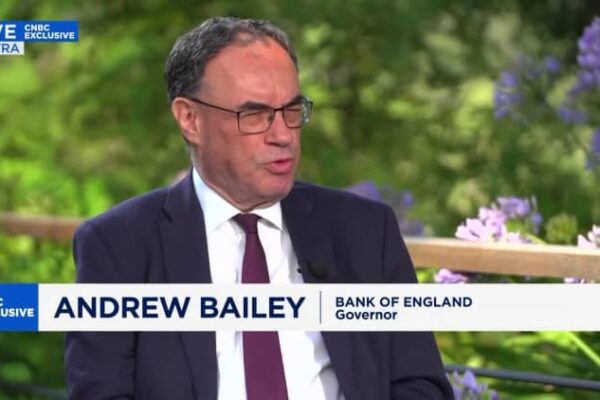 Bank of England boss sees interest rates trending ‘downwards’ Bank of England boss sees interest rates trending ‘downwards’