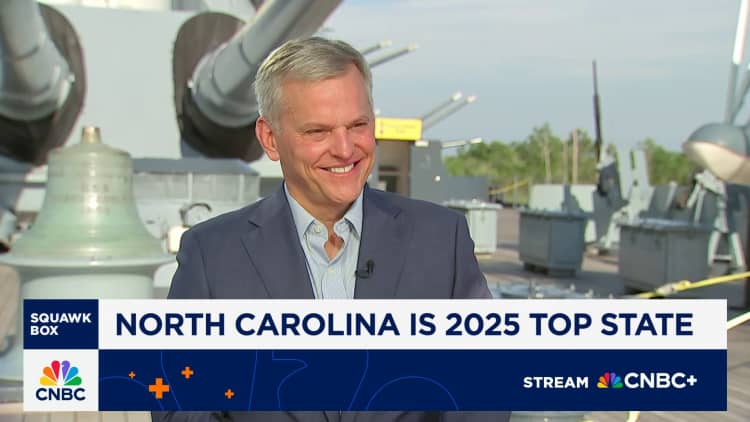 North Carolina is America’s Top State for Business in 2025