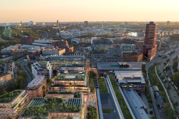 Sickla in Stockholm will be made almost entirely of timber