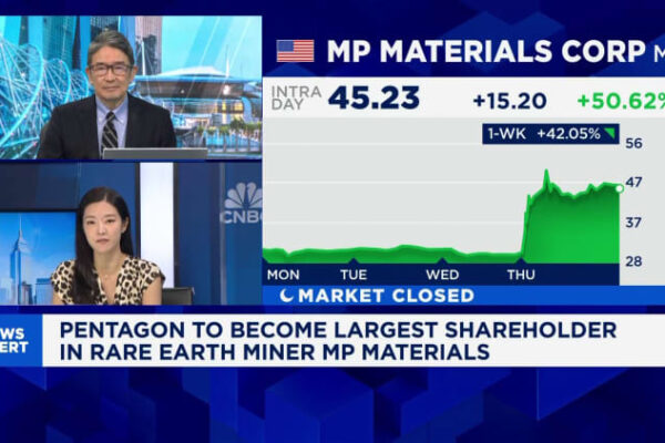 Apple makes 0 million deal with miner MP Materials for magnets Apple makes 0 million deal with miner MP Materials for magnets