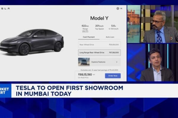 Tesla’s Model Y debuts in India priced at a hefty ,000 Tesla’s Model Y debuts in India priced at a hefty ,000