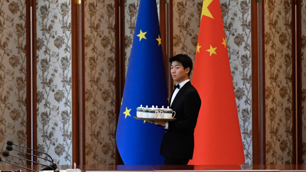 Chinese and EU leaders are set to meet. The U.S. is complicating things