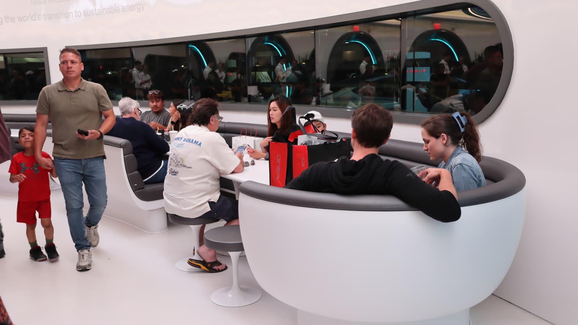 Photos show opening of Musk’s California drive-in