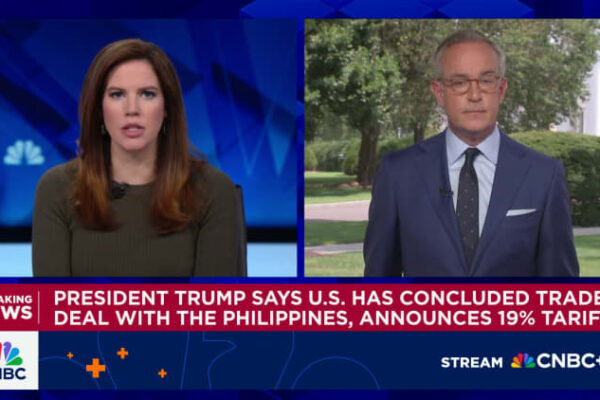 Trump says U.S. struck trade, military deal with the Philippines; Manila has not confirmed