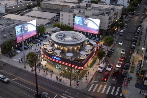 Inside Tesla’s new retro-futuristic Supercharger diner
