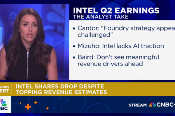 Intel drops 9% as chipmaker’s foundry business axes projects