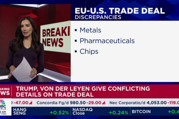 U.S. trade deal offers initial relief, leaves Europe on the backfoot U.S. trade deal offers initial relief, leaves Europe on the backfoot