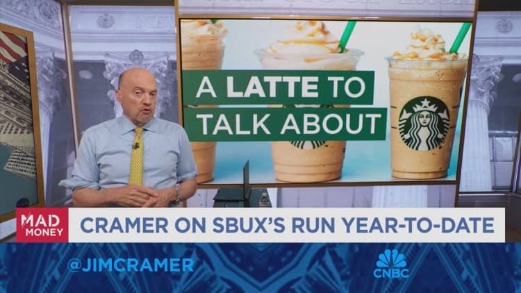 Jim Cramer says he’s confident on Starbucks in the long-term