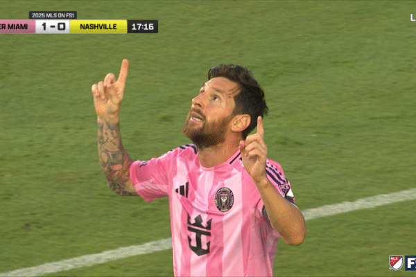 Lionel Messi scores on free kick to put Inter Miami on board vs. Nashville