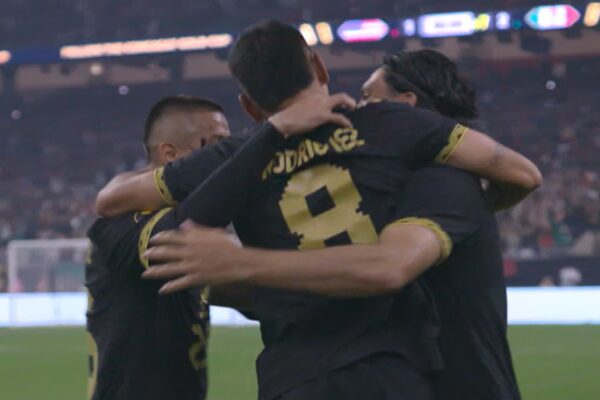 Mexico celebrates winning Gold Cup against United States