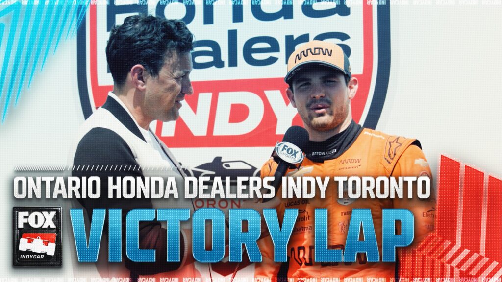 Victory Lap: Pato O'Ward on Securing Second Win of the Season at Toronto | INDYCAR on FOX