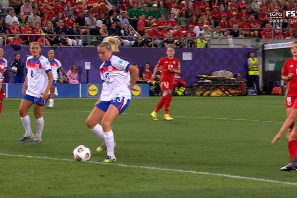Alessia Russo finds the back of the net, extending England's lead over Wales