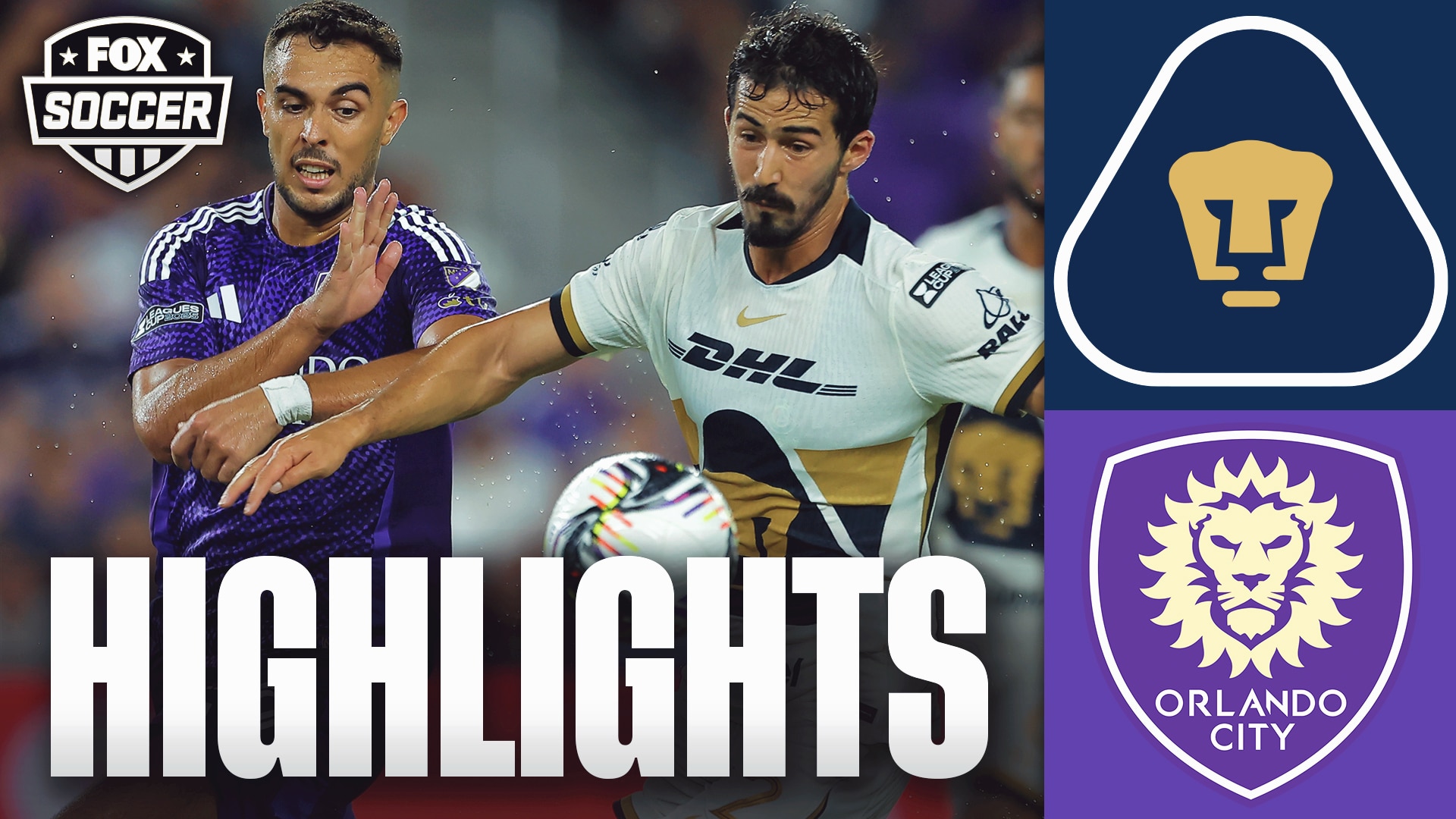 Pumas vs. Orlando City SC Leagues Cup Highlights | FOX Soccer