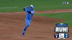 Bobby Witt crushes two-run homer, cutting Royals' deficit vs. Guardians