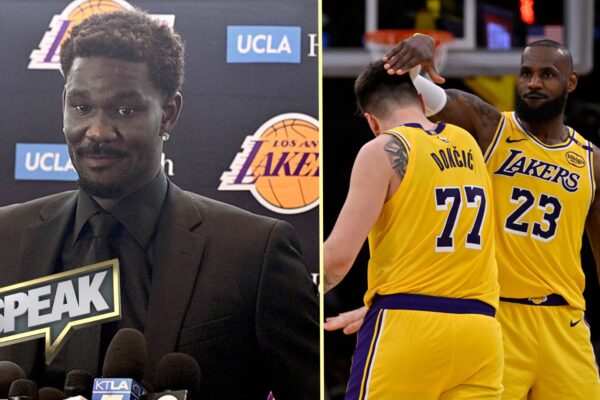 Is this Lakers squad Luka Doncic's team with Deandre Ayton not receiving a text from LeBron? | Speak