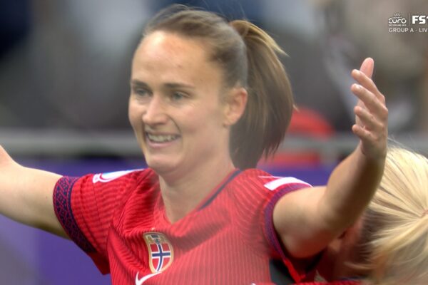Caroline Graham Hansen's goal off the post gives Norway the lead over Finland