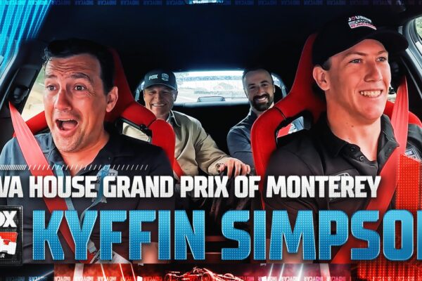 Kyffin Simpson takes Will Buxton around Laguna Seca before Grand Prix of Monterey