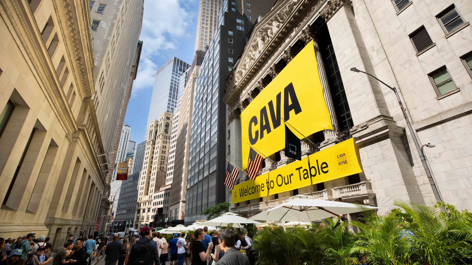 Stocks making the biggest moves premarket: CAVA, CRWV, EAT, HBI