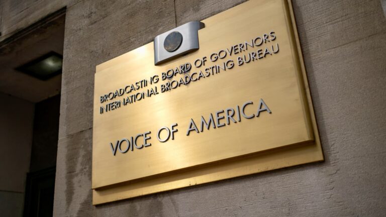 Trump cutting 500-plus jobs at Voice of America