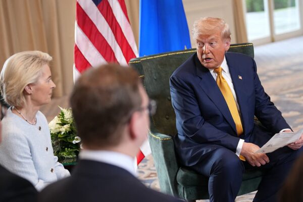 EU push to protect digital rules holds up trade statement with U.S, FT reports