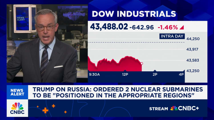 Trump moved nuclear submarines after Russia’s Medvedev warns U.S.