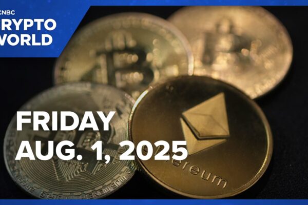 Bitcoin, ether fall as President Trump modifies tariffs and jobs data disappoints: CNBC Crypto World