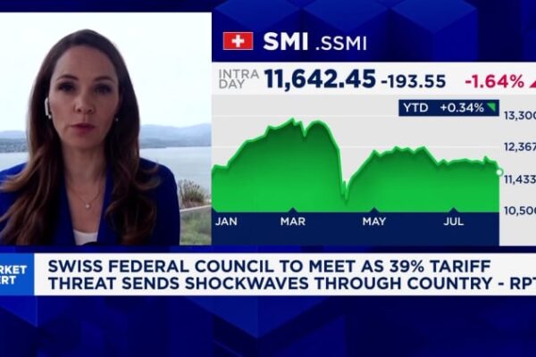 Swiss tensions run high as clock ticks on U.S. tariff deadline