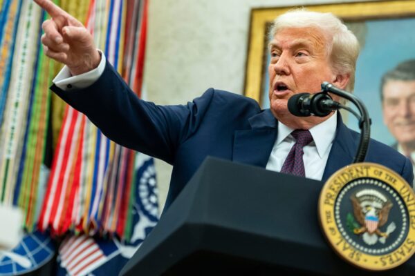 Trump’s approval rating still negative while the public sours further on Democrats, CNBC survey shows