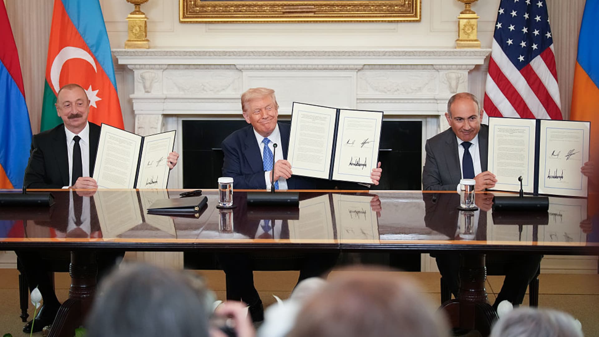 Trump says lifting restrictions on defense cooperation between Azerbaijan and U.S. Trump says lifting restrictions on defense cooperation between Azerbaijan and U.S.