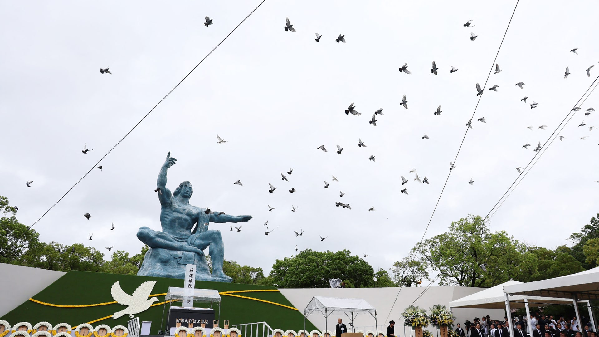 Nagasaki mayor warns of nuclear war as city marks 80 years since A-bomb