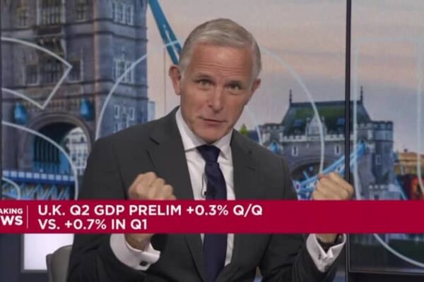 UK economy grows by better-than-expected 0.3% in second quarter