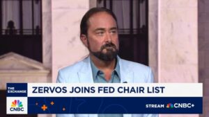Potential Fed chair pick David Zervos of Jefferies backs aggressive interest rate cuts