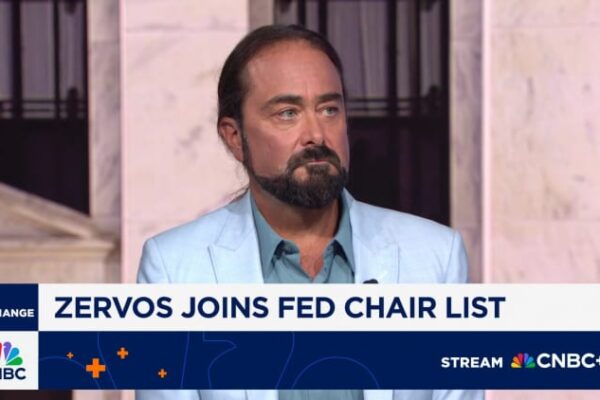 Potential Fed chair pick David Zervos of Jefferies backs aggressive interest rate cuts
