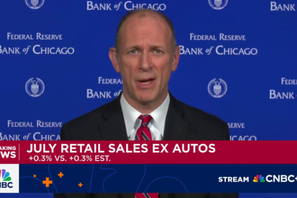 Goolsbee sees ‘note of unease’ as Fed looks to next interest rate move