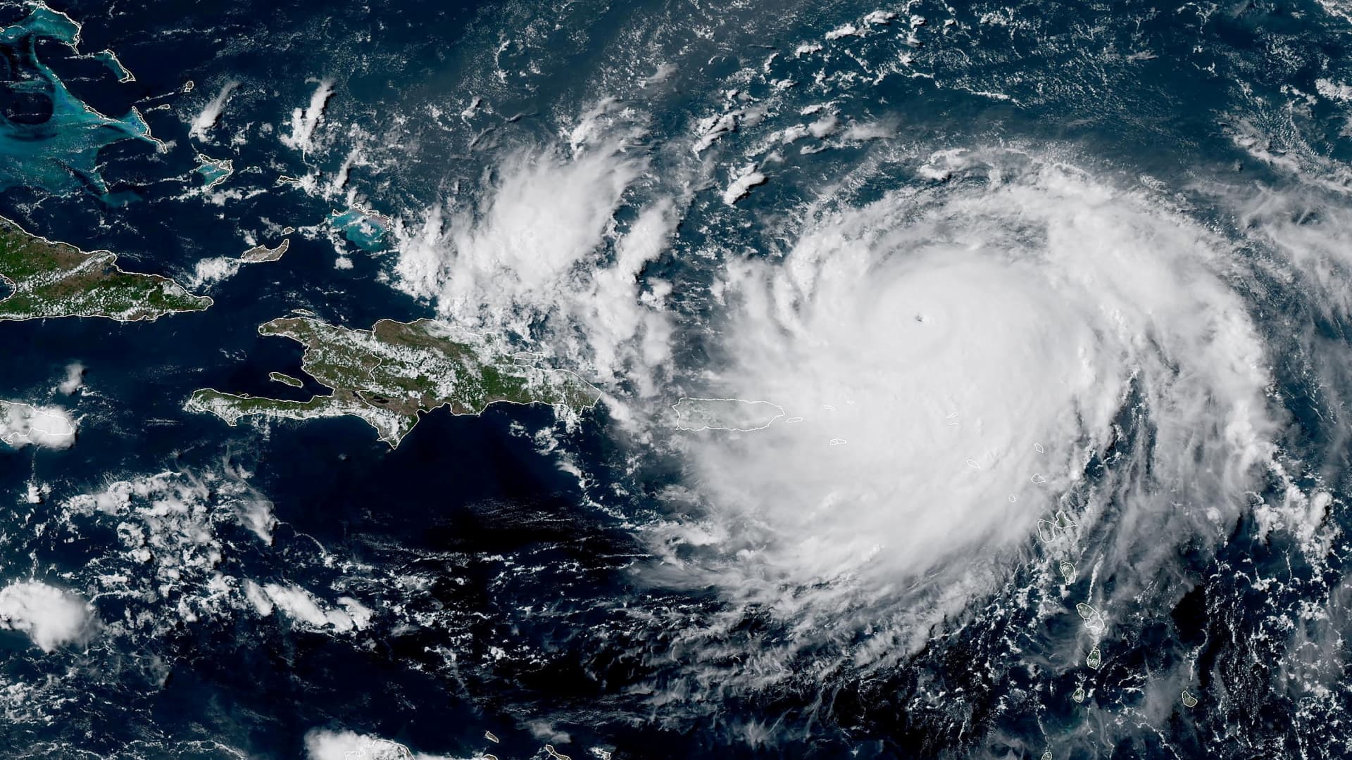 Hurricane Erin Caribbean