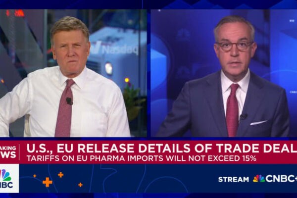 U.S. and EU spell out tariffs for autos, pharmaceuticals, and more