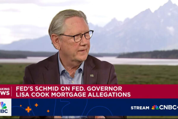 Kansas City Fed’s Schmid shows hesitation about widely expected September rate cut