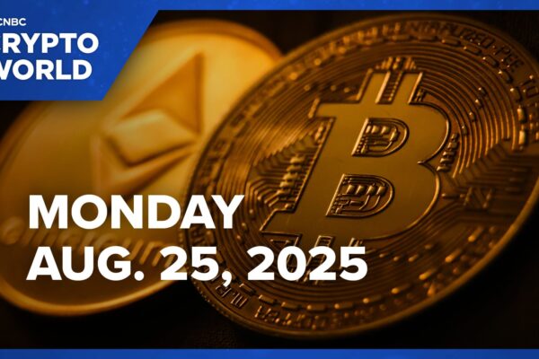 Bitcoin, ether erase gains driven by Fed Chair Powell’s hints of coming rate cut: CNBC Crypto World