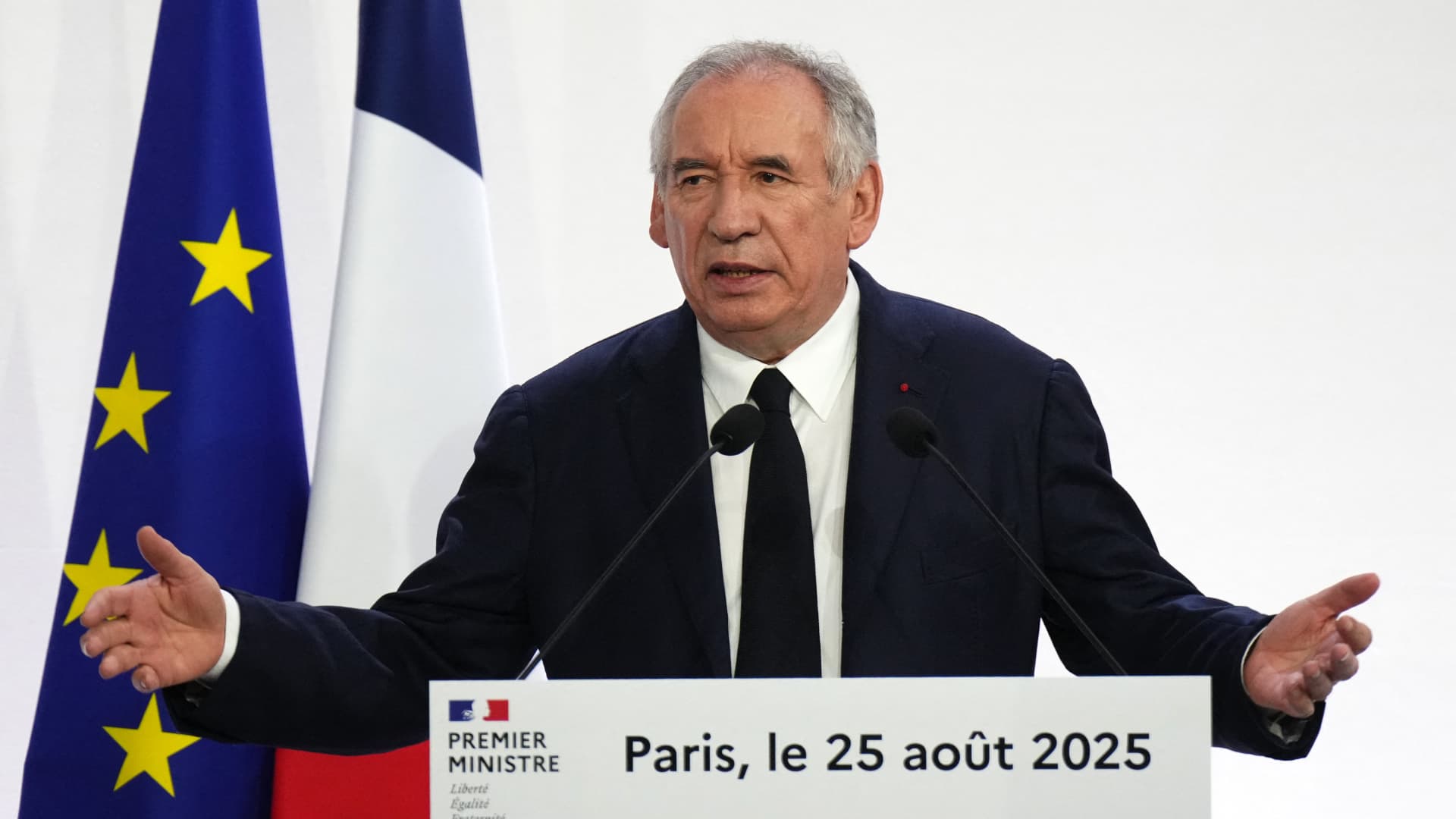 French PM takes confidence vote gamble over budget woes