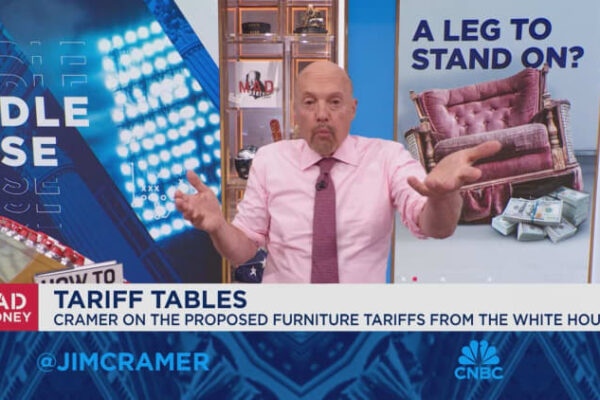 Tariffs won’t bring furniture manufacturing to the U.S.: Jim Cramer