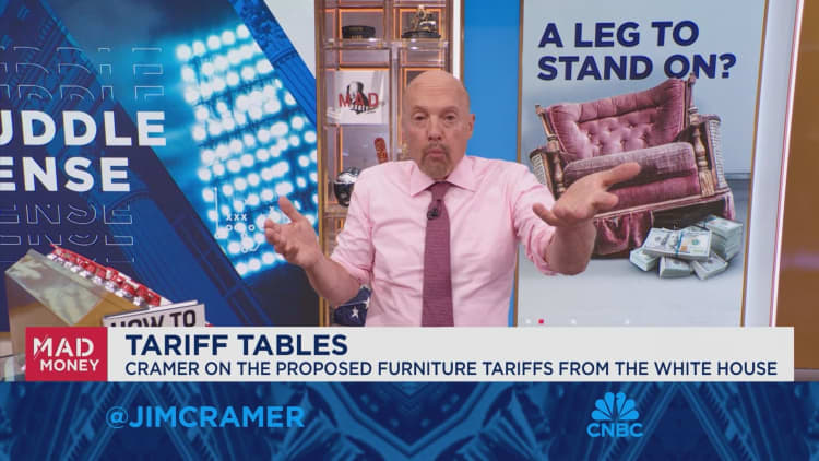 Tariffs won’t bring furniture manufacturing to the U.S.: Jim Cramer