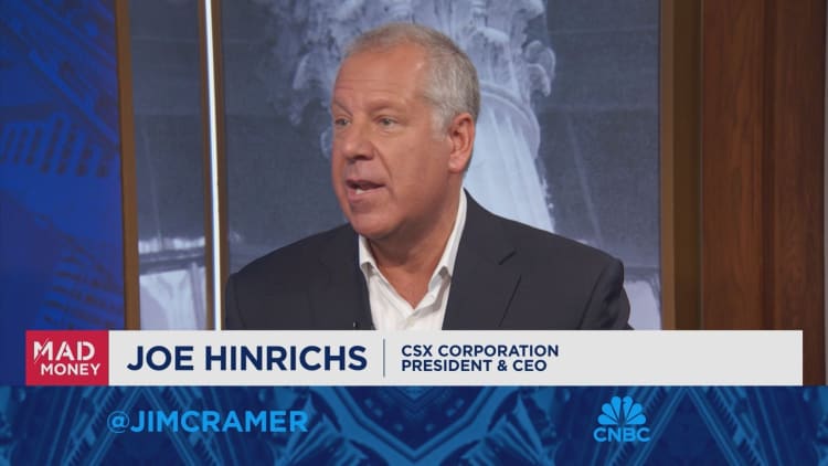 As railroad merger rumors swirl, CSX CEO says working with peers is the best way to boost value As railroad merger rumors swirl, CSX CEO says working with peers is the best way to boost value