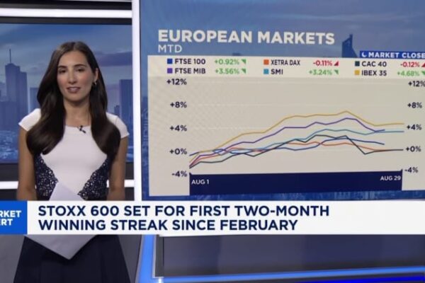 European markets on Fri Aug. 29: August gains, Inflation prints