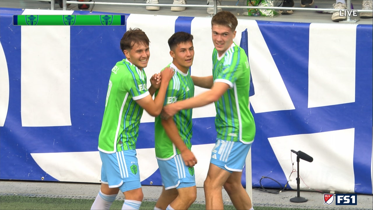Kalani Kossa-Rienzi scores to give Sounders an early lead over Sporting Kansas City Kalani Kossa-Rienzi scores to give Sounders an early lead over Sporting Kansas City