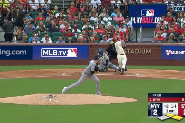 Masyn Winn crushes three-run home run to give Cardinals lead over Yankees
